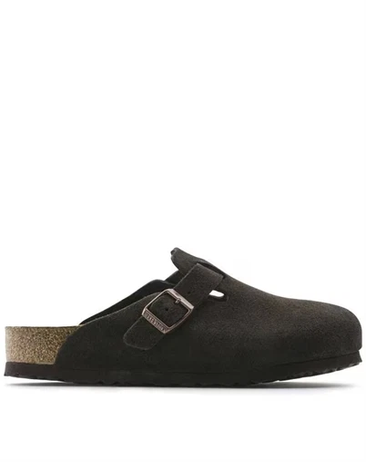 Birkenstock - Boston Suede Leather Sandal - Mocca